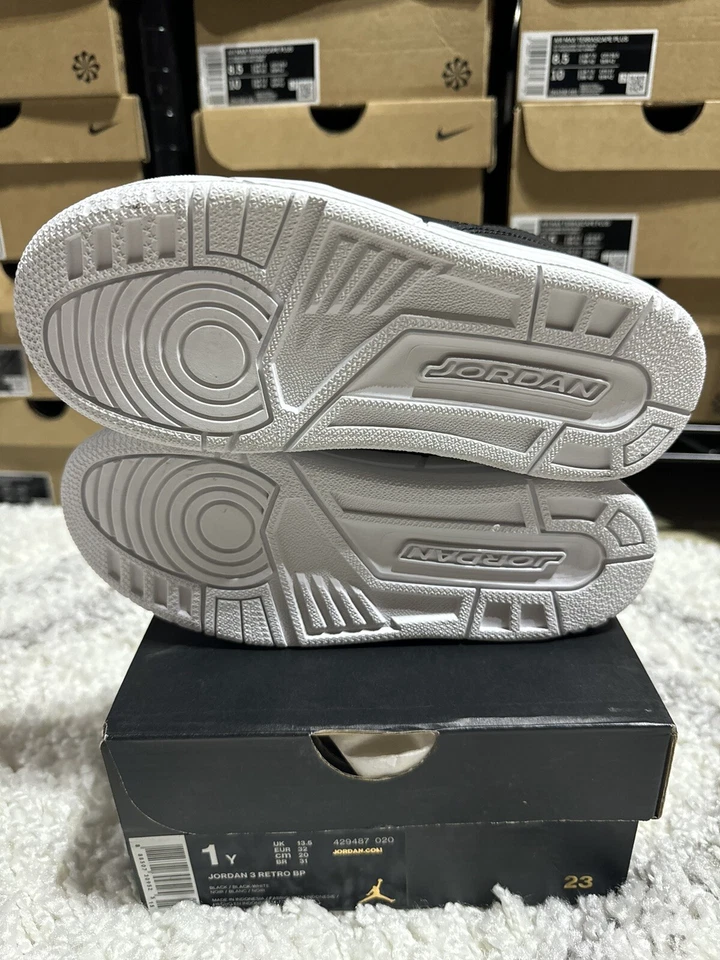 Nike Air Jordan 4 BP Pure Money Boys Preschool White NEW 308499-100 1Y 3Y - Image 3 of 4