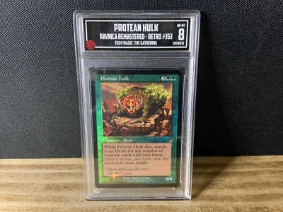 MTG Ravnica Remastered RETRO BORDER M Protean Hulk Foil TCCG 8 NM