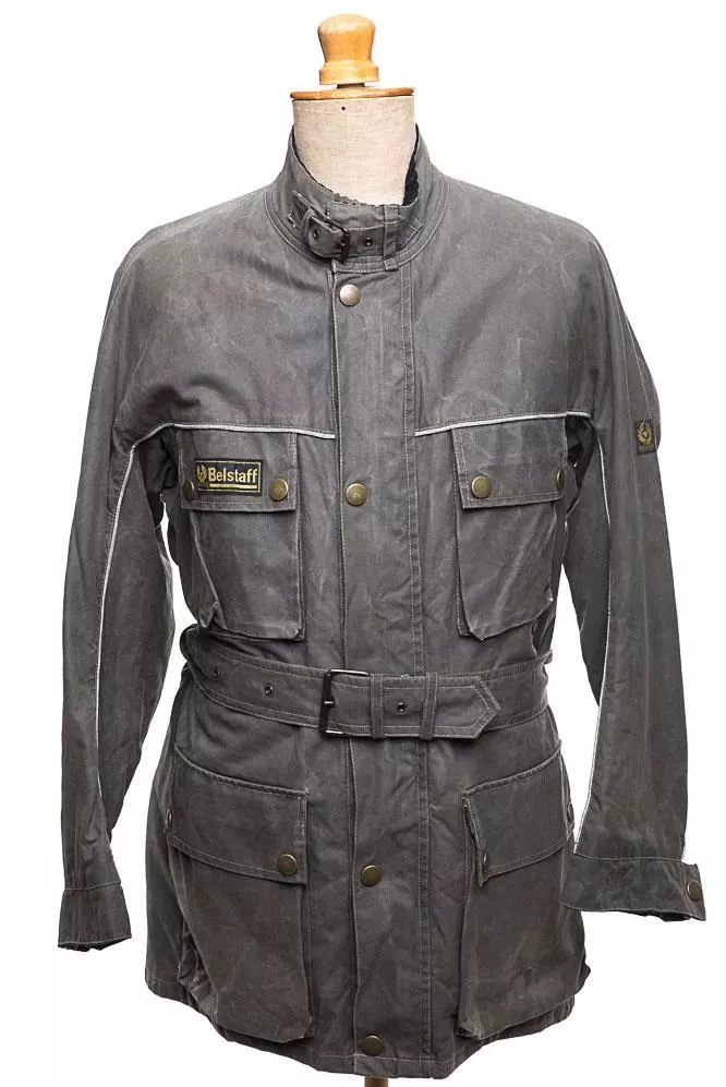 VTG BELSTAFF ROADMASTER WAX JACKET WARM QUILTED INSIDE GREY M MEDIUM EXCELLENT