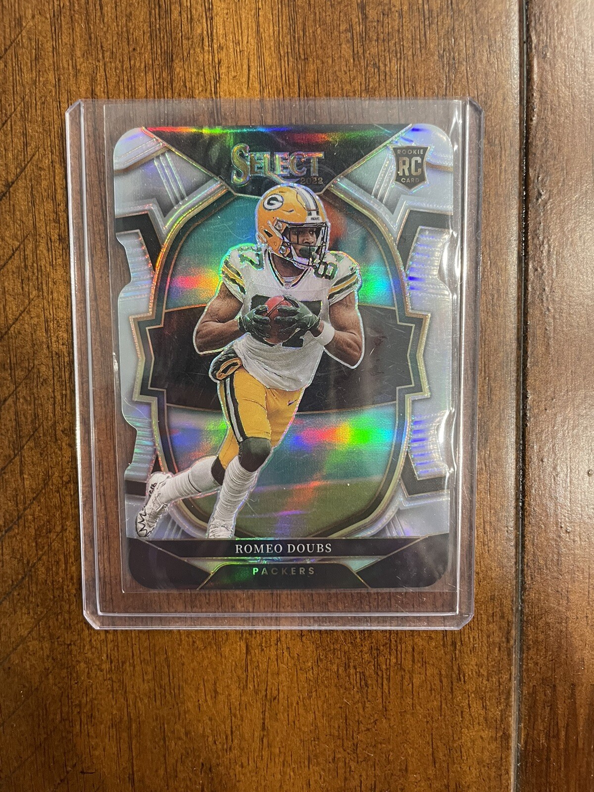 2022 Panini Select - Concourse Silver Prizm Die-Cut #54 Romeo Doubs (RC)