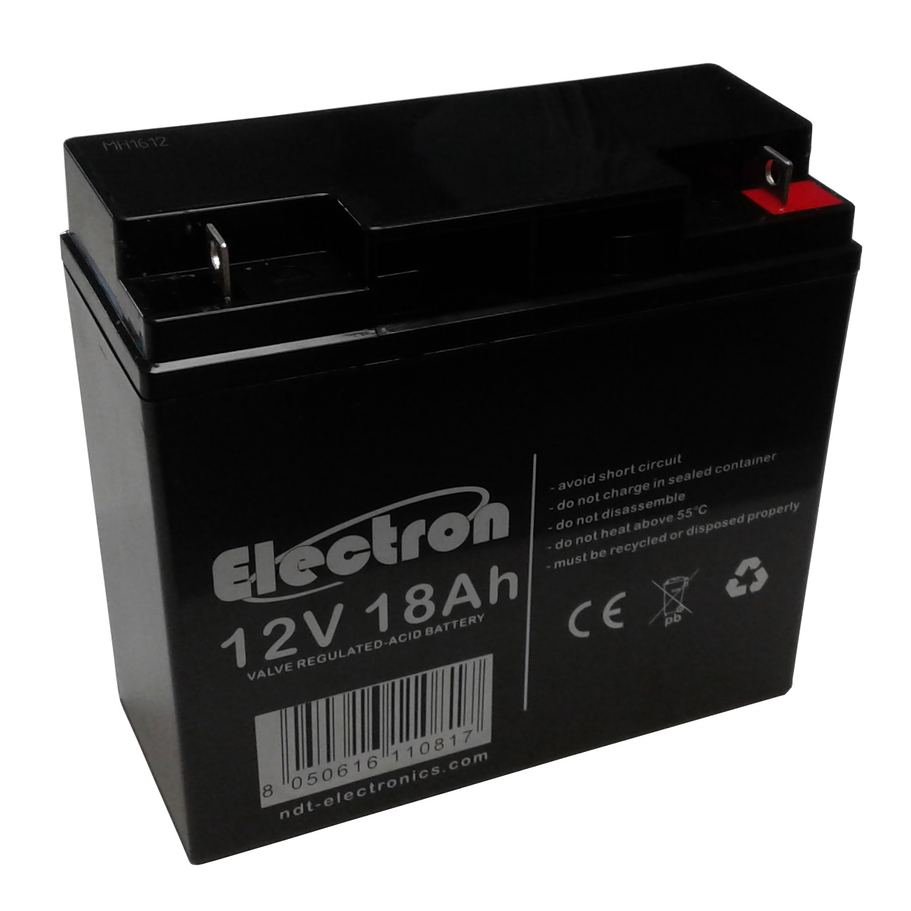 Batteria ricaricabile al piombo 12V 18Ah ermetica lunga durata 17Ah