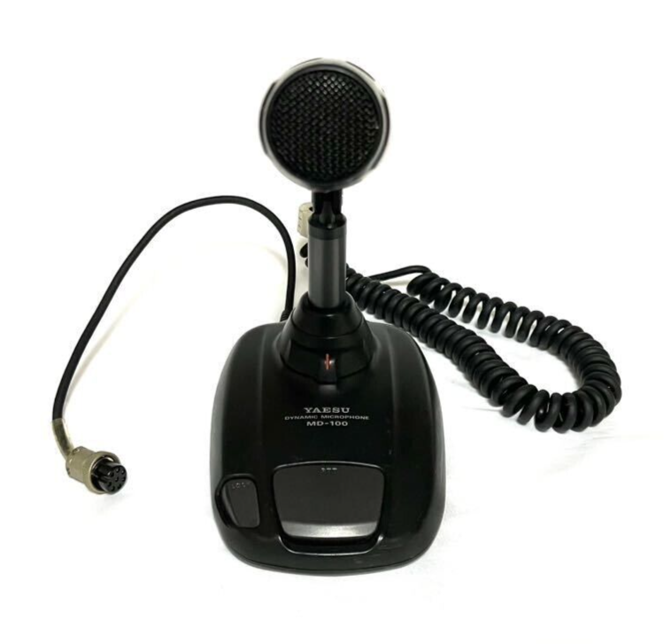 Yaesu MD-100A8X Dynamic Desktop Microphone Tested Working From