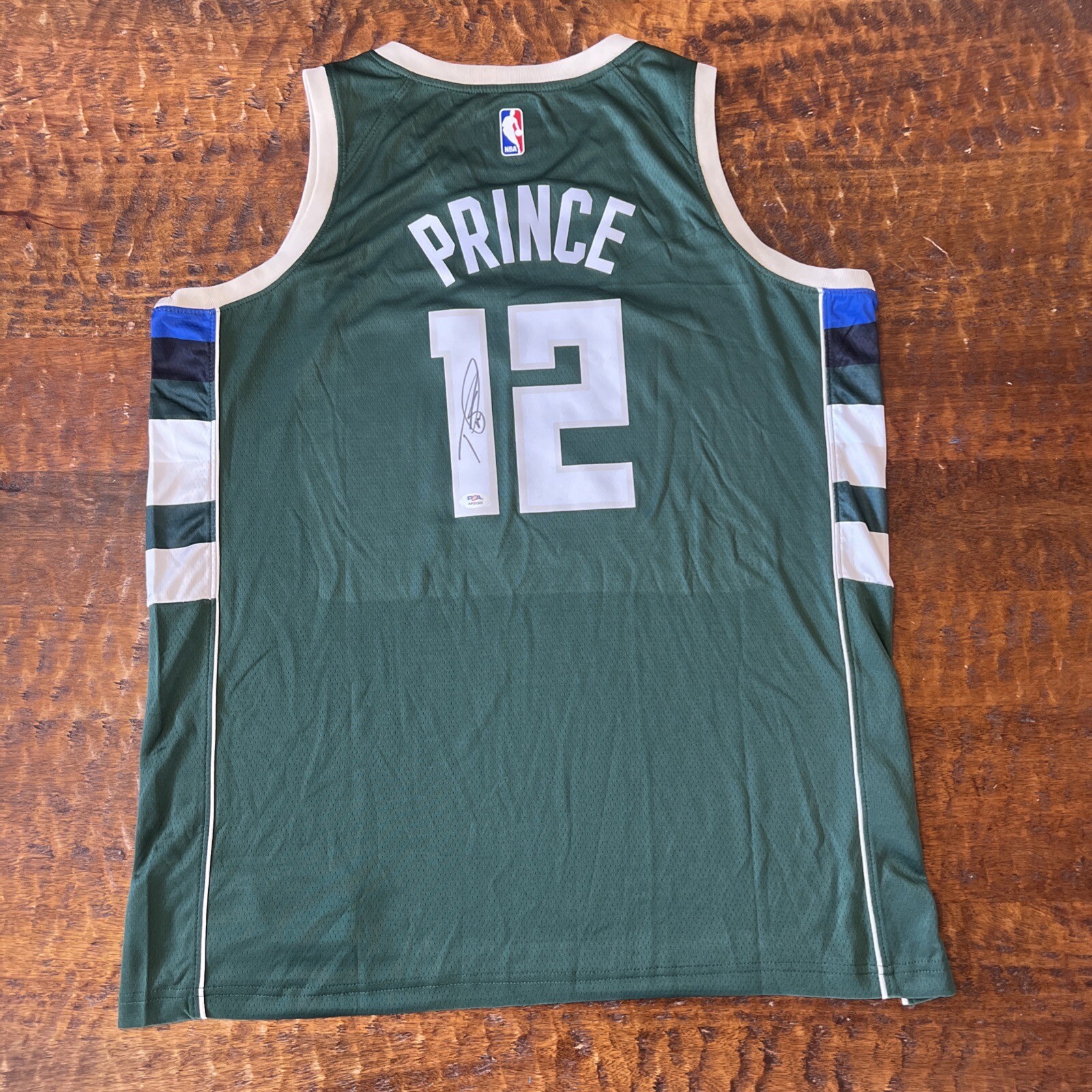 Taurean Prince Signed Milwaukee Bucks Jersey PSA DNA Autographed