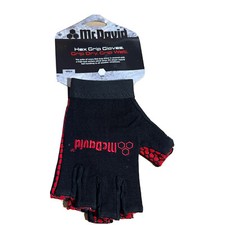McDavid Rugby Hex Grip Gloves. Grip Dry/Wet. Size S, M. L Brand New 