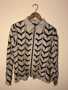 leather and mesh jacket