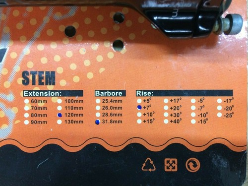 ZOOM STEM - 120mm 31,8mm - New - Picture 2 of 2