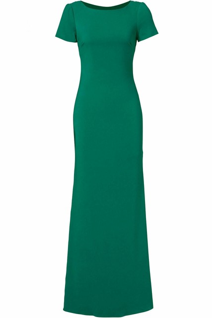 badgley mischka green dress