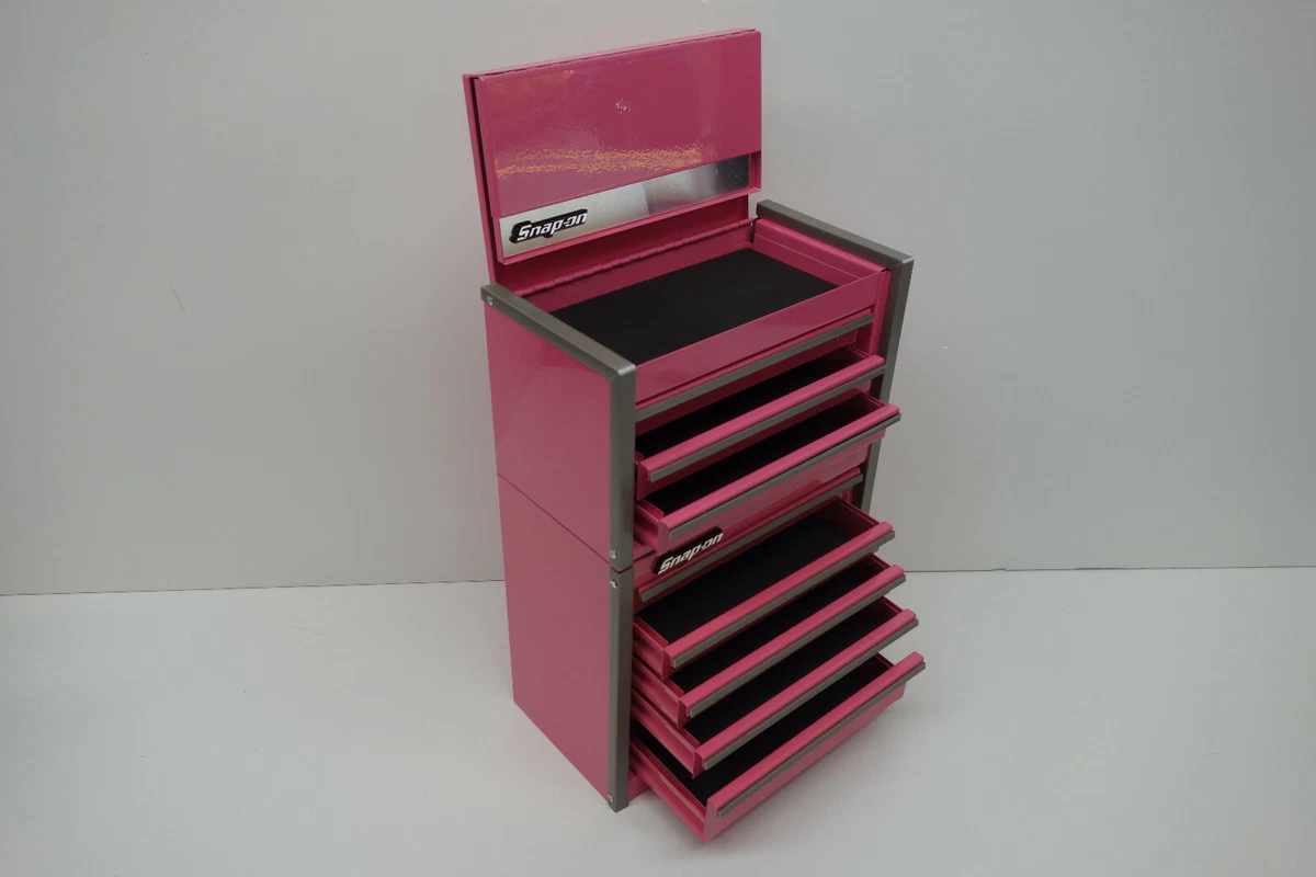 Snap-On - Micro Roll Cab BOTTOM & TOP chest SET Mini Tool Box Pink. Brand  NEW