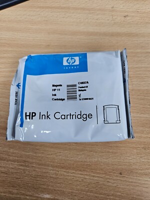ORIGINAL C4837AE/HP 11 Magenta Tintenpatronen FÜR HP Drucker - kein Karton Abstand