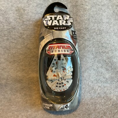 Star Wars Die Cast Titanium Series Millennium Falcon - Used *Read*