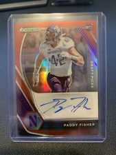 2021 Draft Picks PADDY FISHER DPA-PAD RED HOLO PRIZM SP Rookie #190/199 Panthers