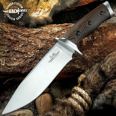 Gil Hibben Tundra Hunter Professional Fixed Blade Hinting Knife +