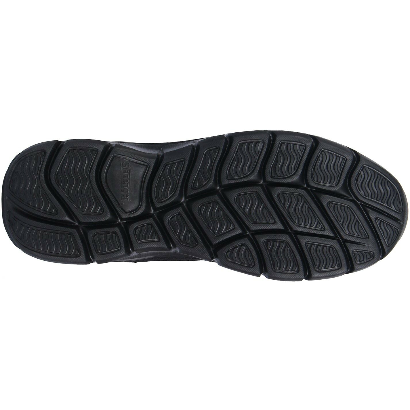 slazenger mens black trainers