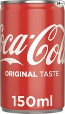 Coca Cola Original Mini  Cans Pack of 150ml