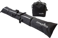 Athletico Two-Piece Ski and Boot Bag Combo  Store  Transport Skis Up to 200 cm