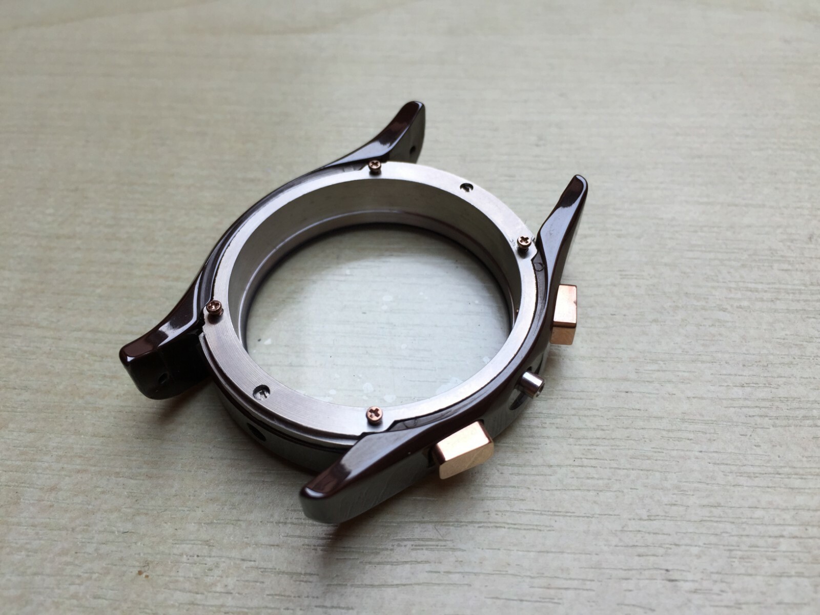 Ceramic Watch CASE/SHELL/HOUSING/DIAL Fits Emporio Armani AR1446 strap