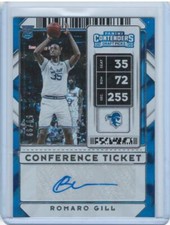 Romaro Gill 2020 Panini Contenders Draft #104 Conference Ticket AU,SN Pirates