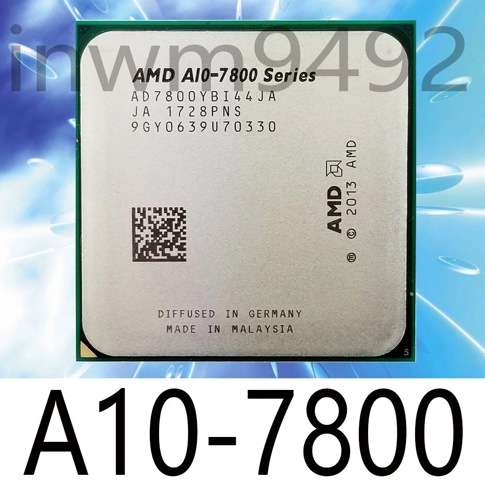 Socket FM2+ Single Core Processors AMD A10-7800 Processor Model 4
