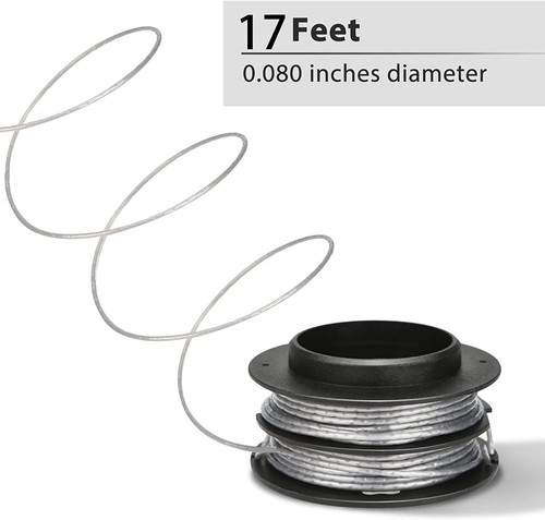 THTEN KST 130X Trimmerschnur Spule - 5.2 M, 2.0 Mm, Kompatibel Mit Kobalt 40V Rasentrimmer KST 130X-06