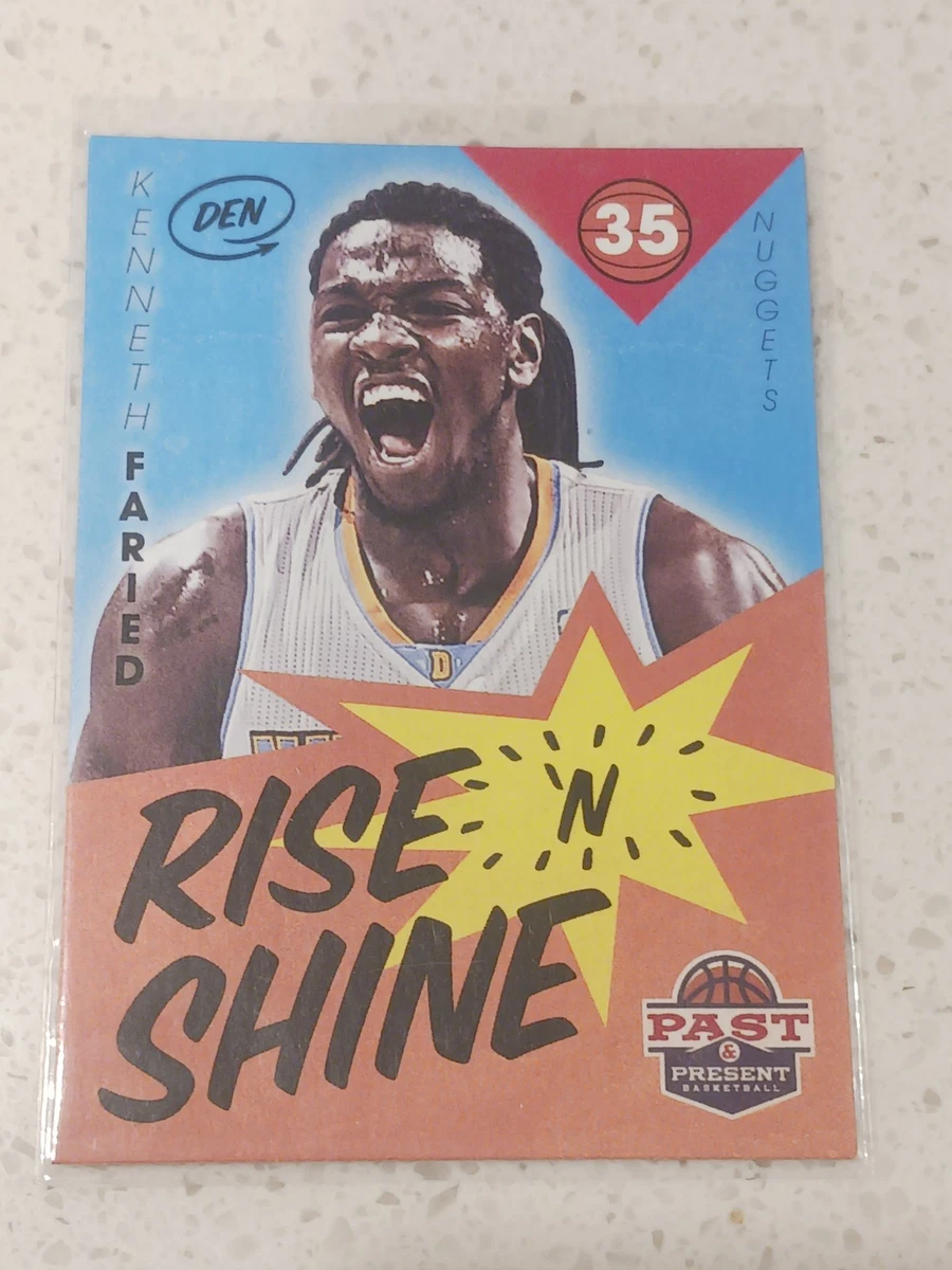 2012-13 Panini Past & Present Kenneth Faried Rise N Shine Rookie Card (RC) #72