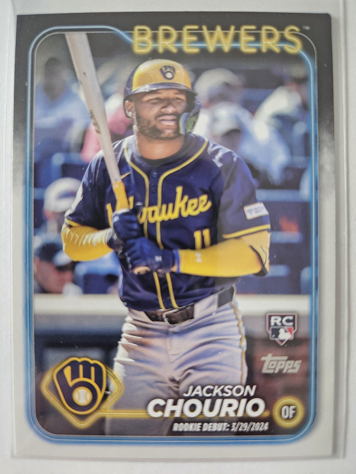 2024 Topps Update #US155 Jackson Chourio RC