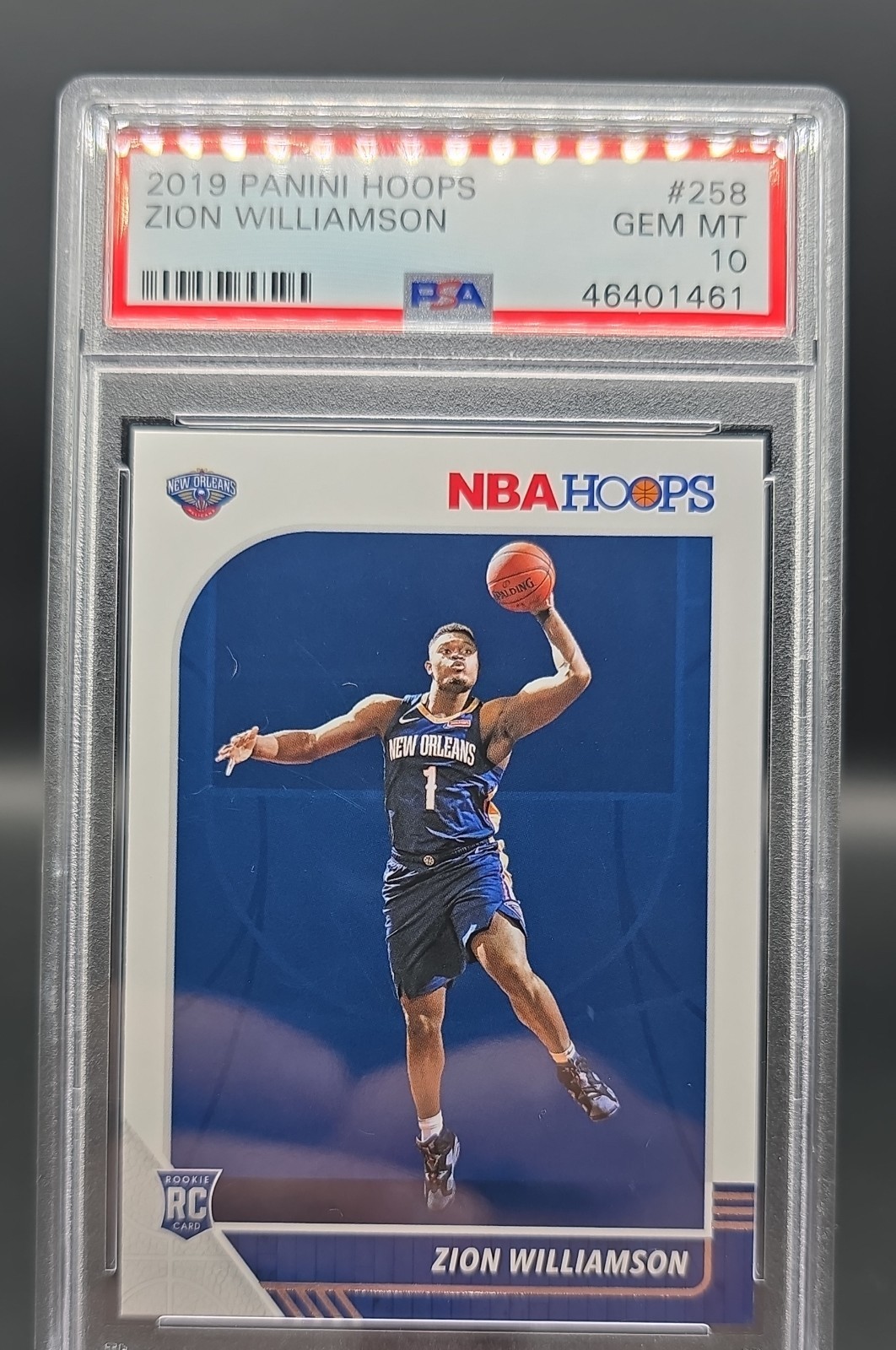 2019-20 Panini NBA Hoops - Zion Williamson #258 (RC)