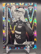 Lando Norris #98 2025 Topps Chrome F1  B&W Raywave Refractor