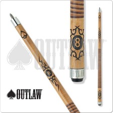 Outlaw OL29 Pool Cue Design Branded by hand 19oz Free Shipping 