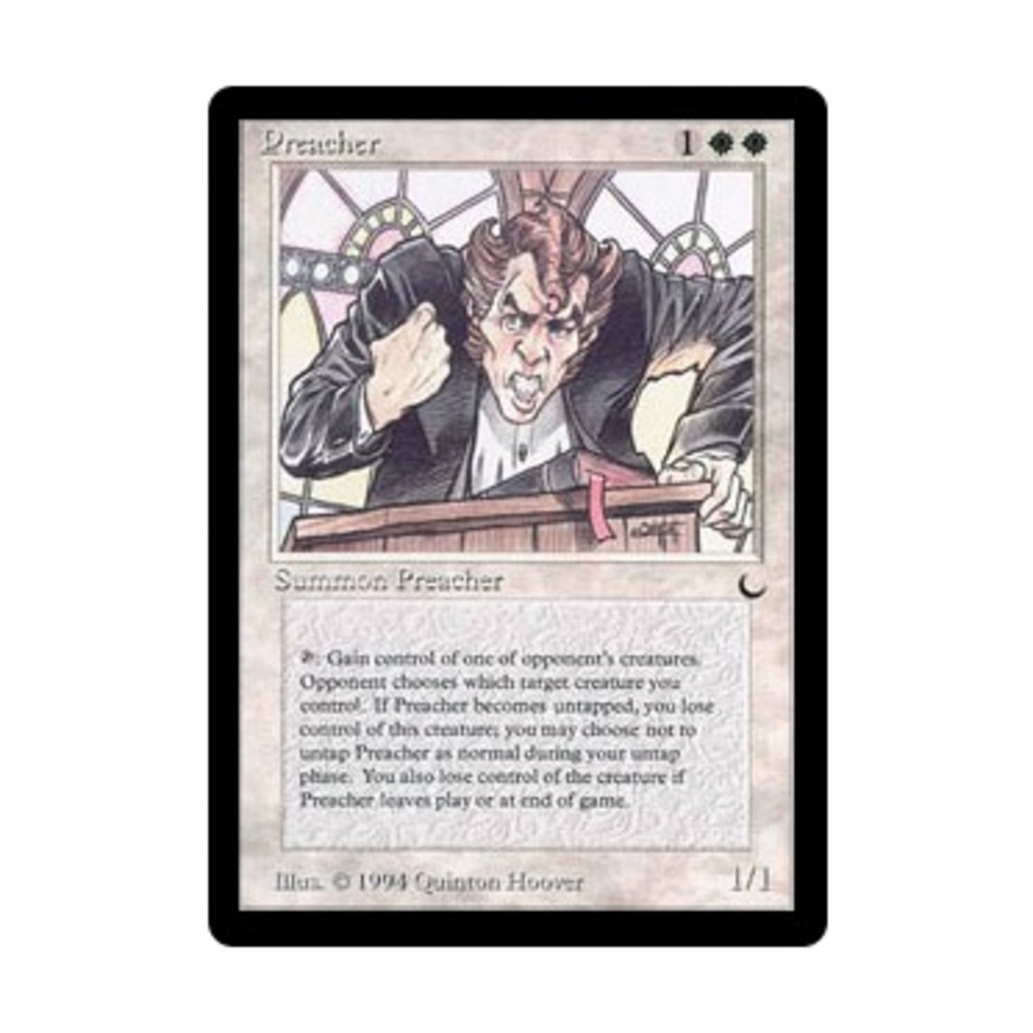 WotC MtG The Dark Preacher (R) NM