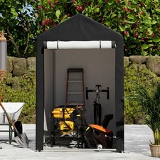 Outdoor Storage Shed Tool Shed House Vertical Outside Building Shelter Bike Tent