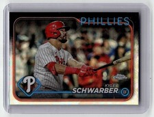 2024 Topps Chrome Logofractor Edition #71 Kyle Schwarber Philadelphia Phillies