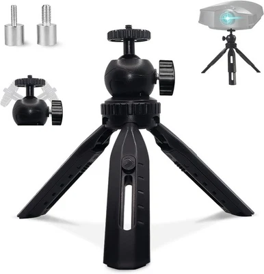 Mini Projector Stand, Tripod Mount Compatible Black  - Picture 1 of 7
