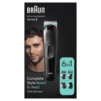 Braun | All-In-One Style Kit Series 3 | Beard & Head | 6 in 1 | Trimmer| MGK3411