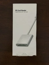 New SD Card Reader with Dual Connectors (Lightning & USB C) for iPad Or iPhone