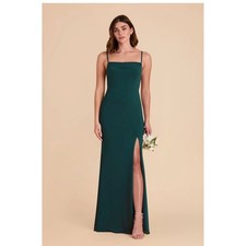 Birdy Grey Ash Dress Emerald Green Cowl Neck Bridesmaid Gown XS NWT BG1026EM01