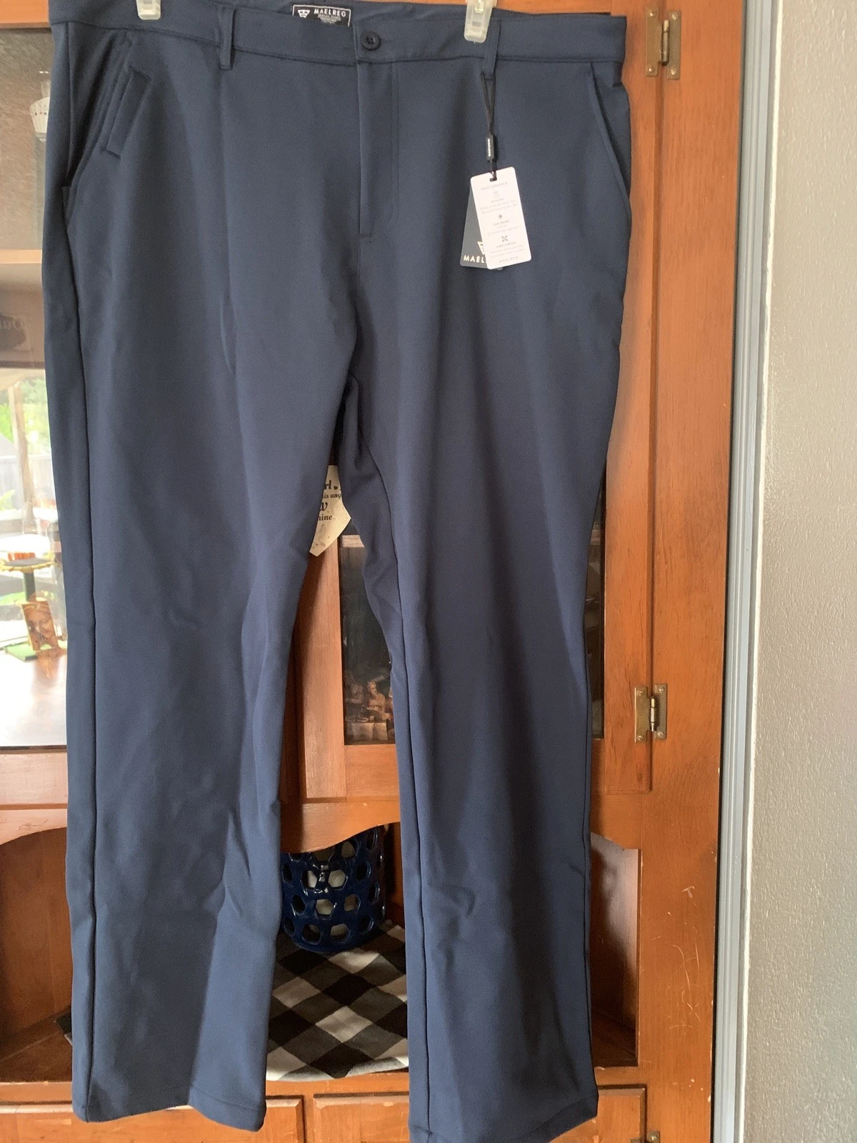 M MAELREG Golf Fleece Lined Pants Men Softshell Water-Resistant Golf 42 x 34