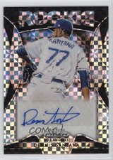 2019 Panini Prizm Rookie Plaid Power 72/75 Dennis Santana #RA-DS Auto 0c2