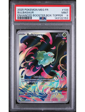 Bulbizarre 133 STAMP FR PSA 9 - Carte Pokémon