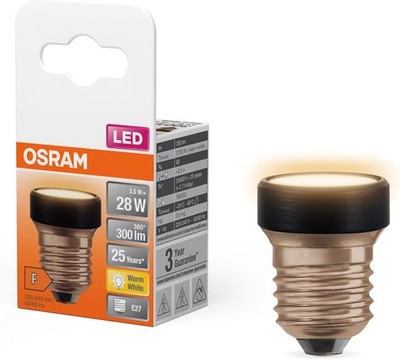 Osram LED Flat 3.5W E27   300lm, 2700K warmweiß, frosted, kompakt