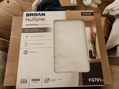 Broan NuTone FG701 Universal CleanCover Bathroom Exhaust Fan Grille Cover