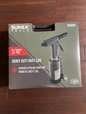 Sunex Tools Snapp Heavy Duty Rivet Gun Sx0918t 316 With Hard Case Brand New