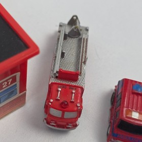 Vintage 1980's-1990's Galoob Micro Machines Playsets Lot W/ Cars And Accessories