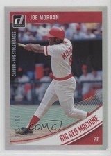 2018 Donruss Variations Stat Line Career Joe Morgan (Big Red Machine) HOF h3a