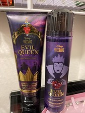 2 Piece NEW Evil Queen DISNEY VILLAINS Mist  Cream Set Bath  Body Works