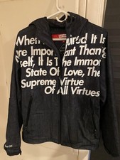 Supremex JUNYA WATANABE COMME des GARONS MAN GORE-TEX Denim Parka 'Black White'