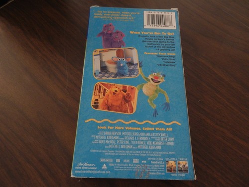 BEAR IN THE BIG BLUE HOUSE POTTY TIME WITH JIM HENSON VHS KIDS TV CARTOON 1999 - Picture 2 of 2