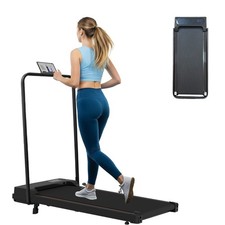 Foldable Walking Pad with Handle, Underdesk Treadmill Running Machine for Home