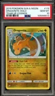 Pokemon TCG Sun & Moon Team Up #119 Dragonite Holo Cosmos PSA 10 Low Pop