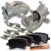 2X Bremssattel Ø41 + BremsbelÄGe + ZubehÖR Hinten FÜR Audi A3 8P TT 8J