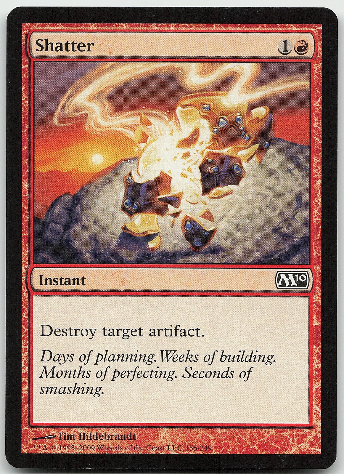 Shatter 155 Common Magic 2010 (M10) NM MTG
